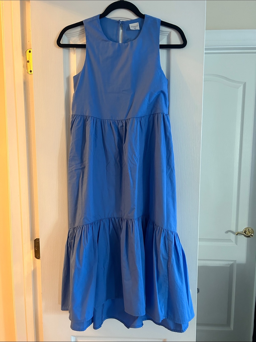 abercrombie kids Blue Sleeveless Tiered Dress